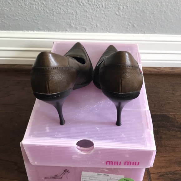 Miu Miu brown heels size 9 - original box included - Picture 3 of 6